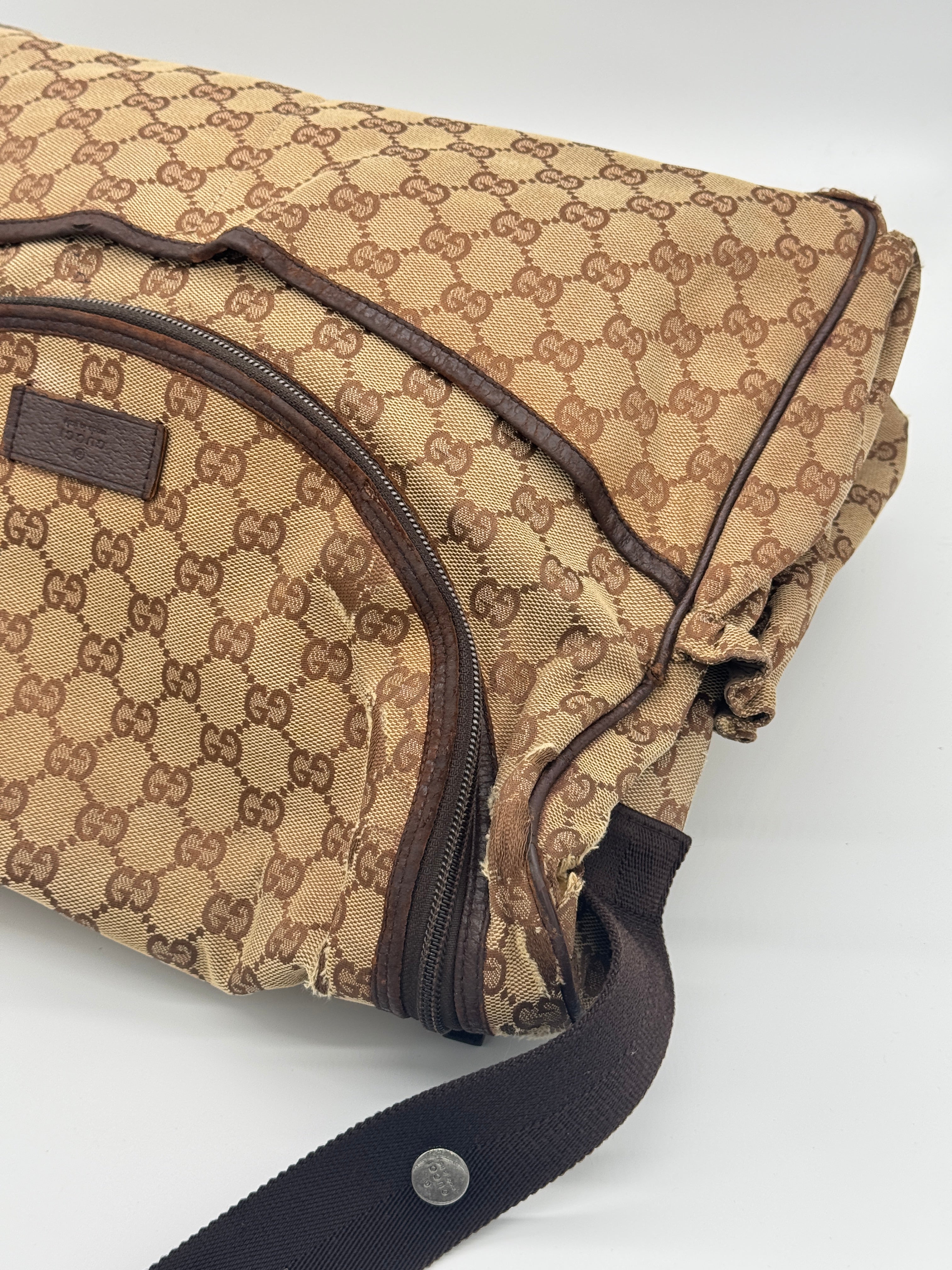 Gucci GG Canvas Diaper Bag