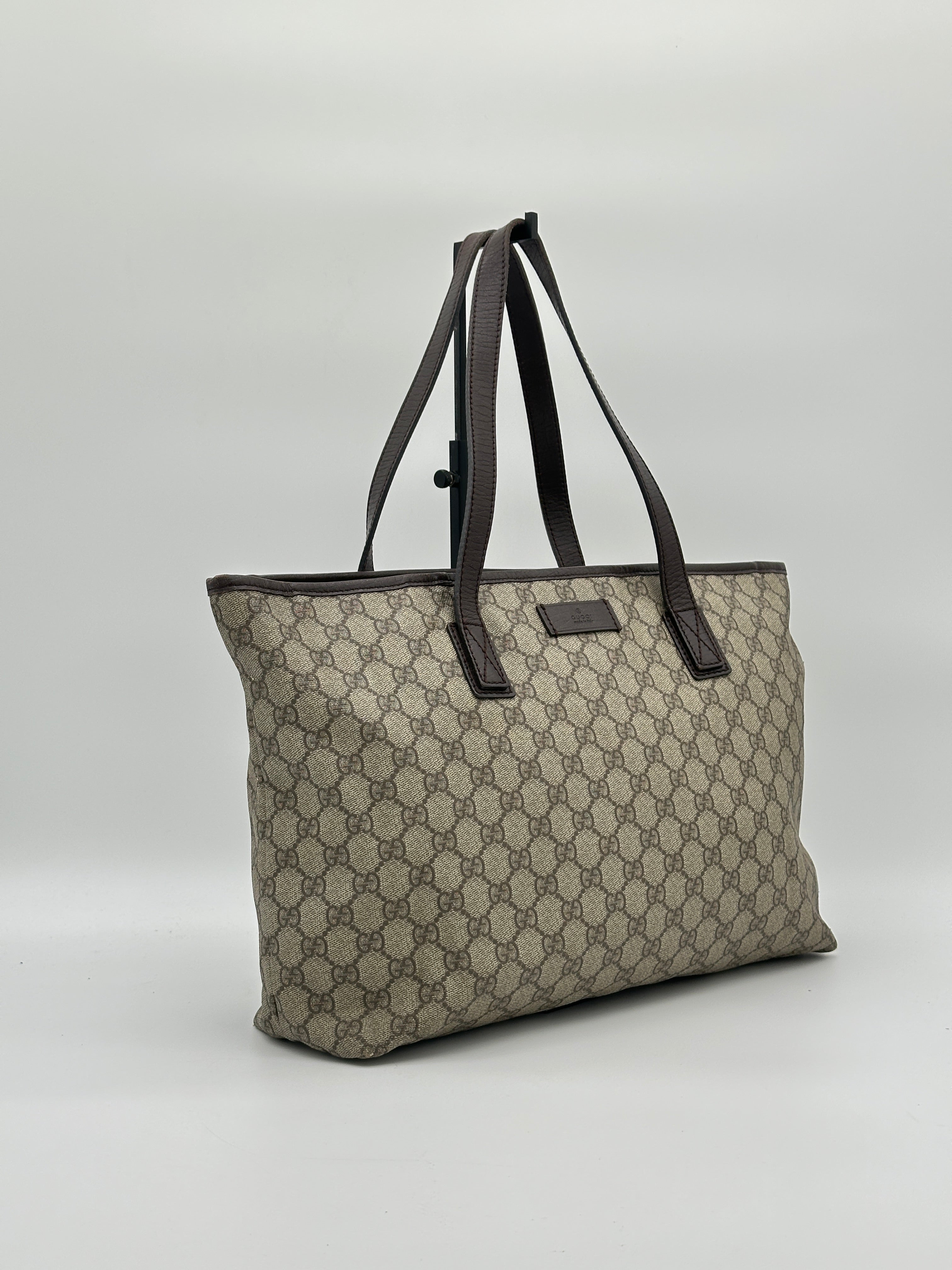 Gucci PVC Supreme Tote Bag