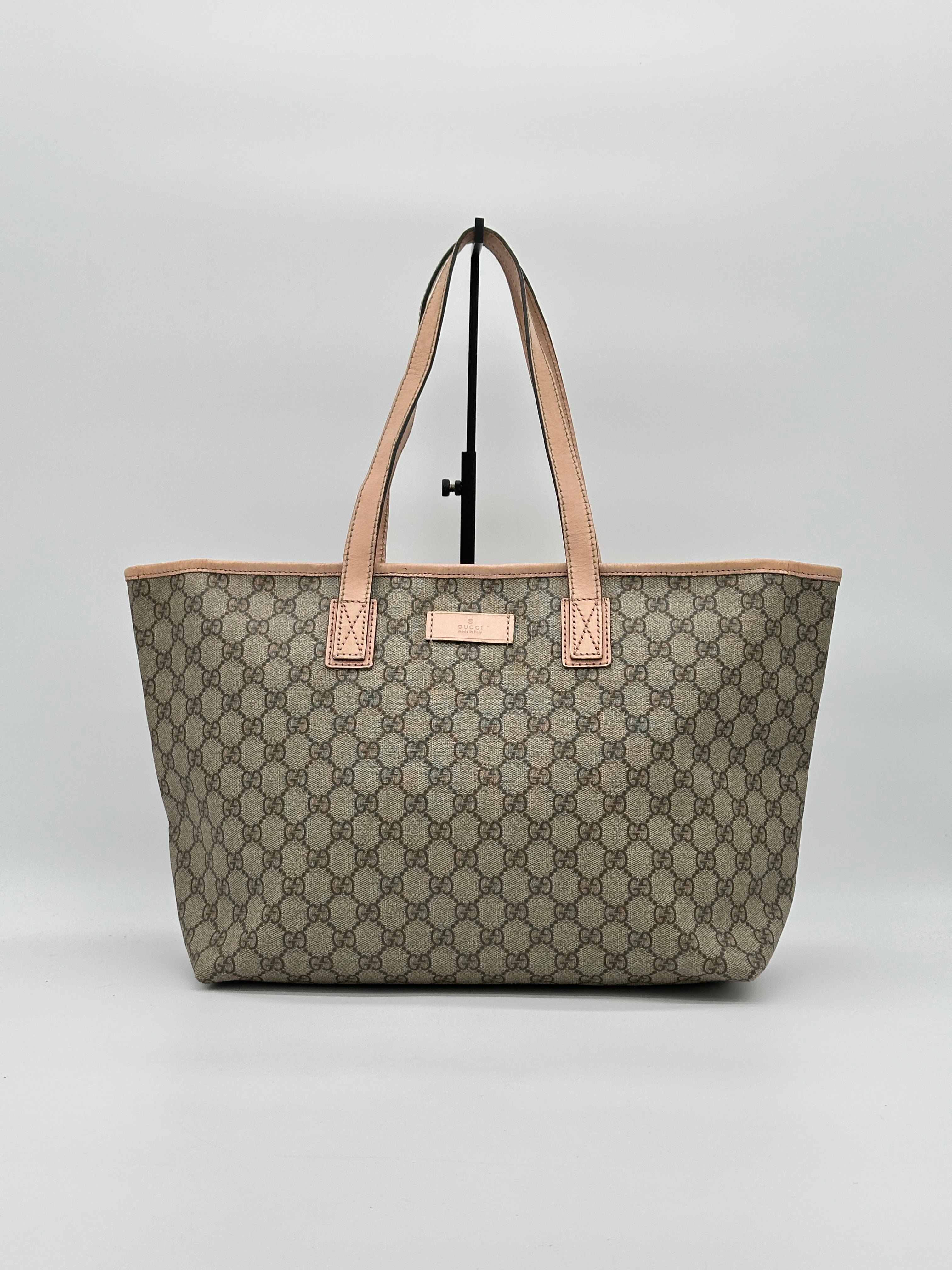 Pre-loved Gucci PVC Supreme Tote Bag | Pepper Luxury Vintage