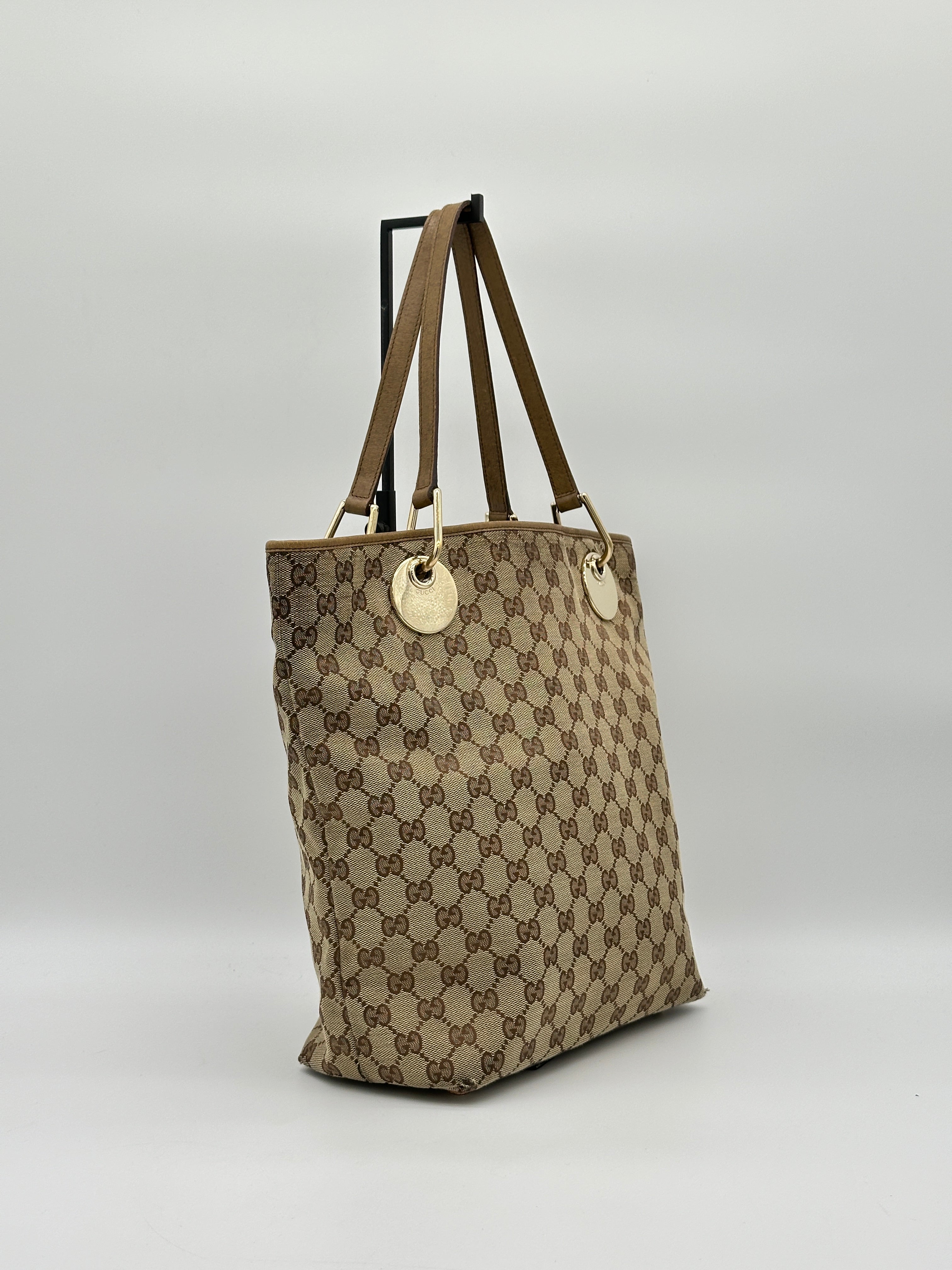 Gucci Eclipse Canvas Tote Bag