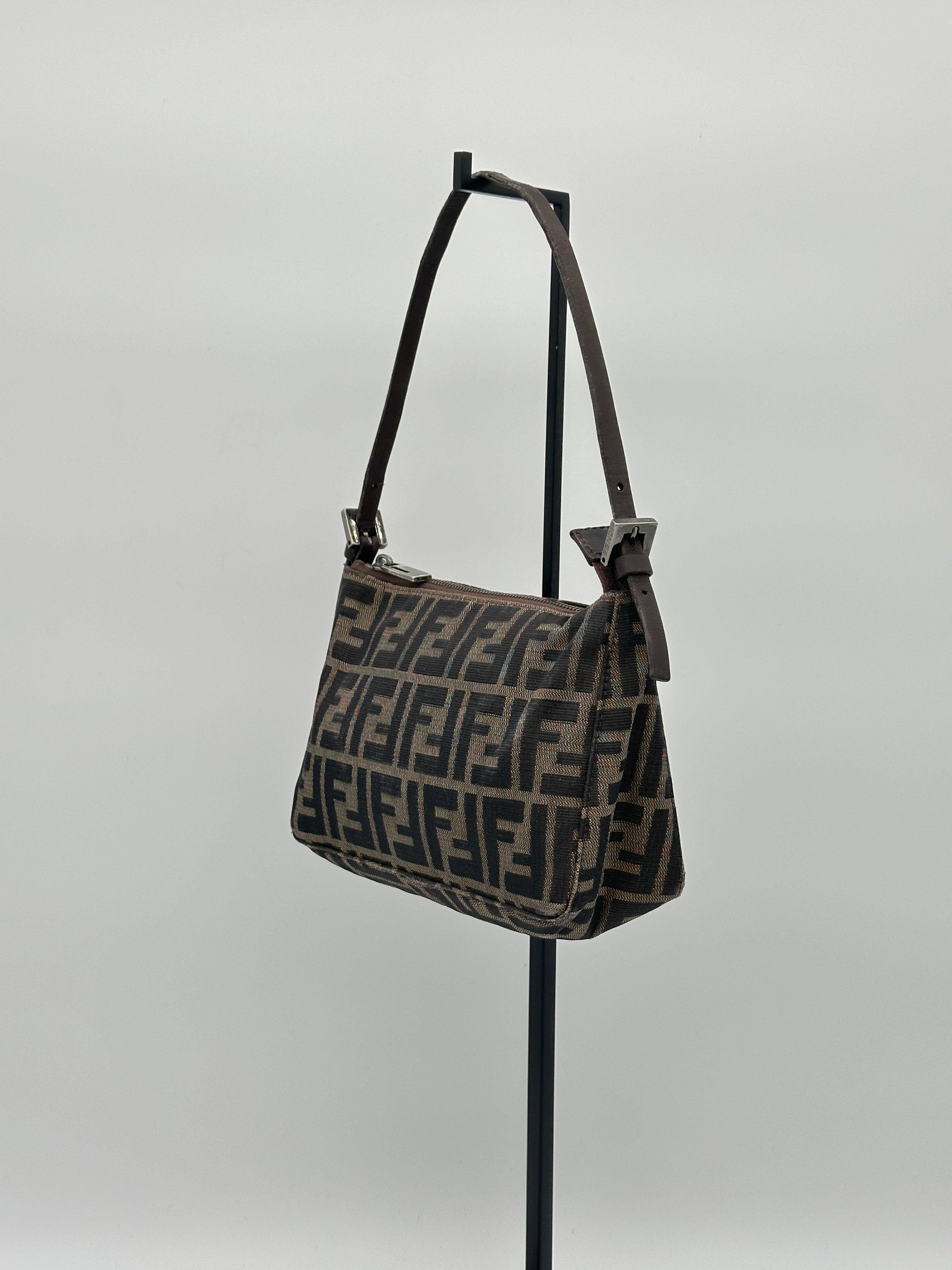 Fendi Zucca Canvas Pochette
