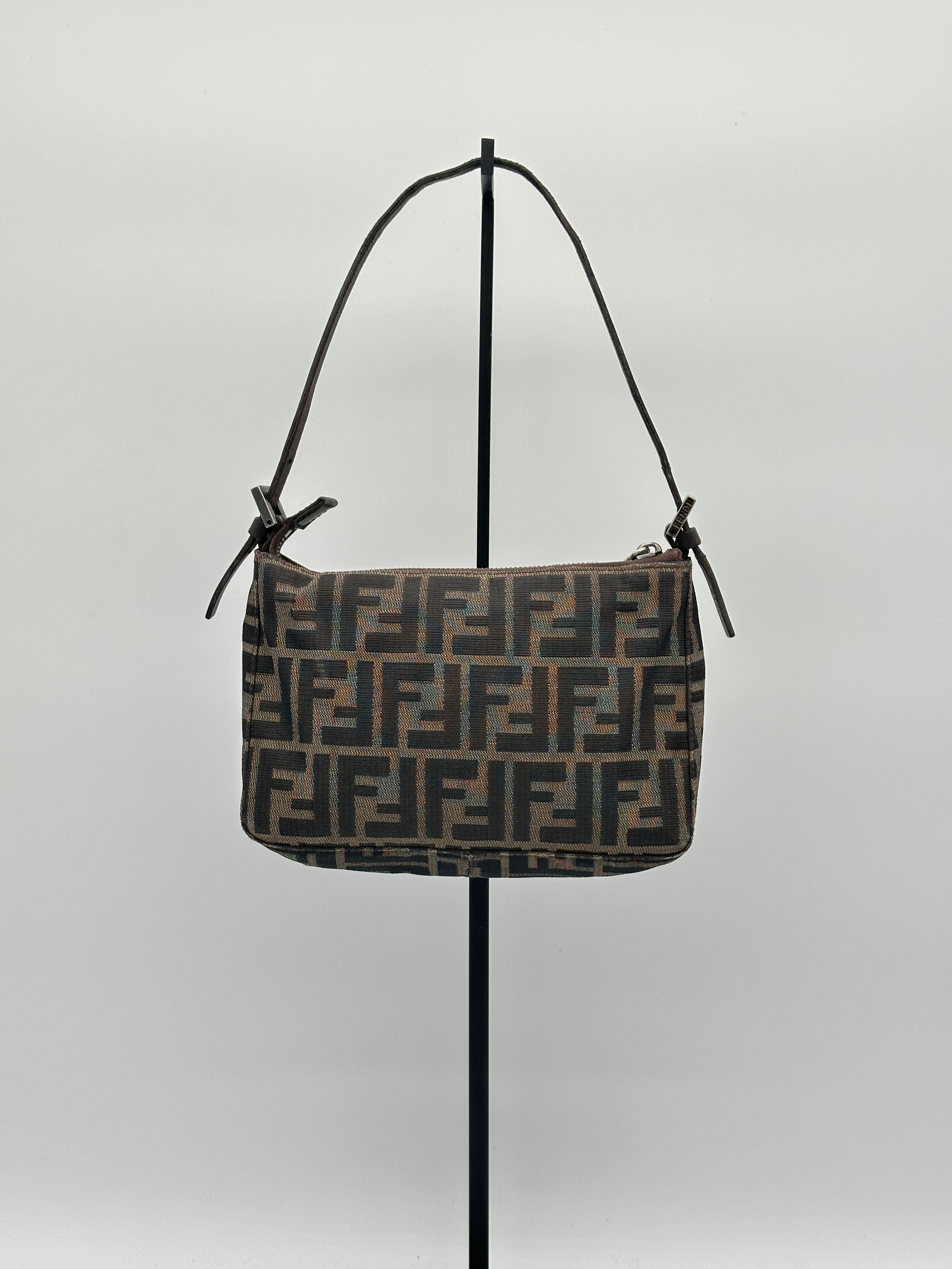 Fendi Zucca Canvas Pochette