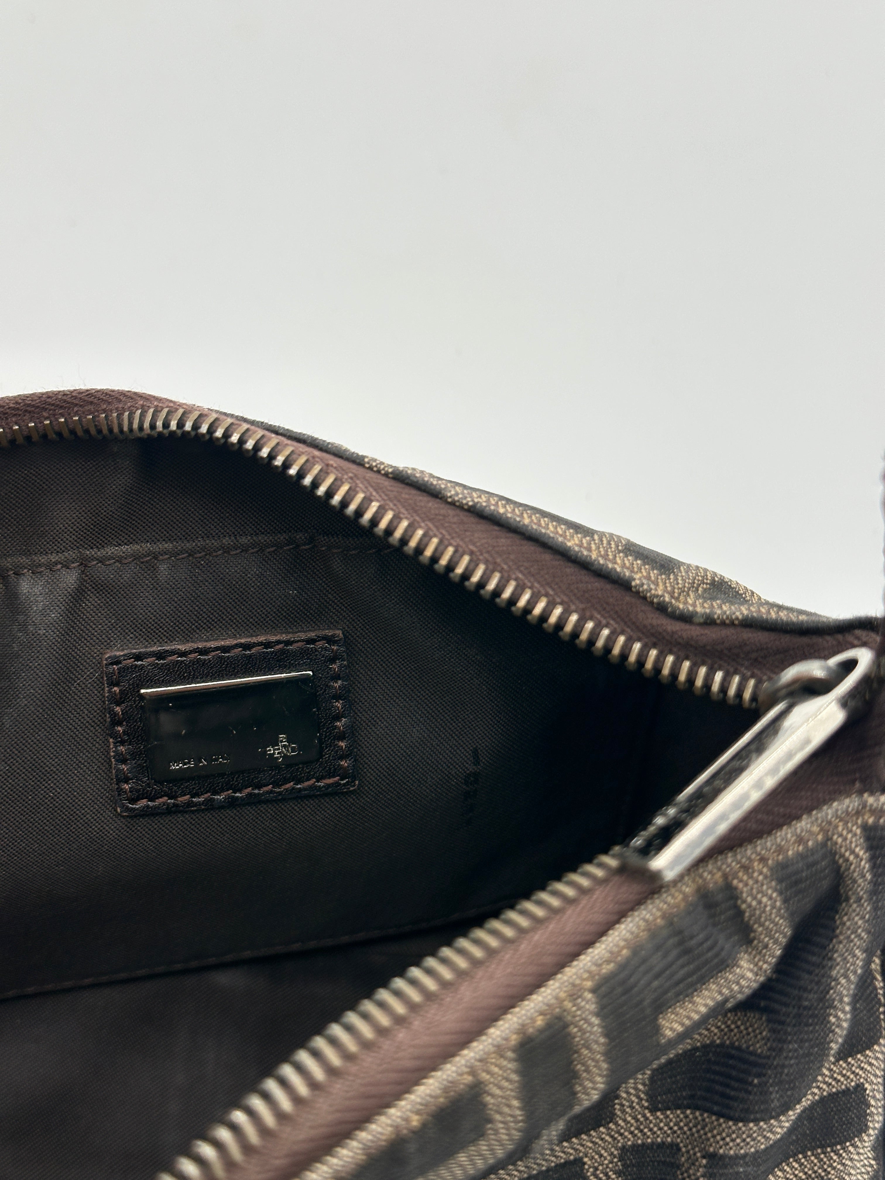 Fendi Zucca Canvas Pochette