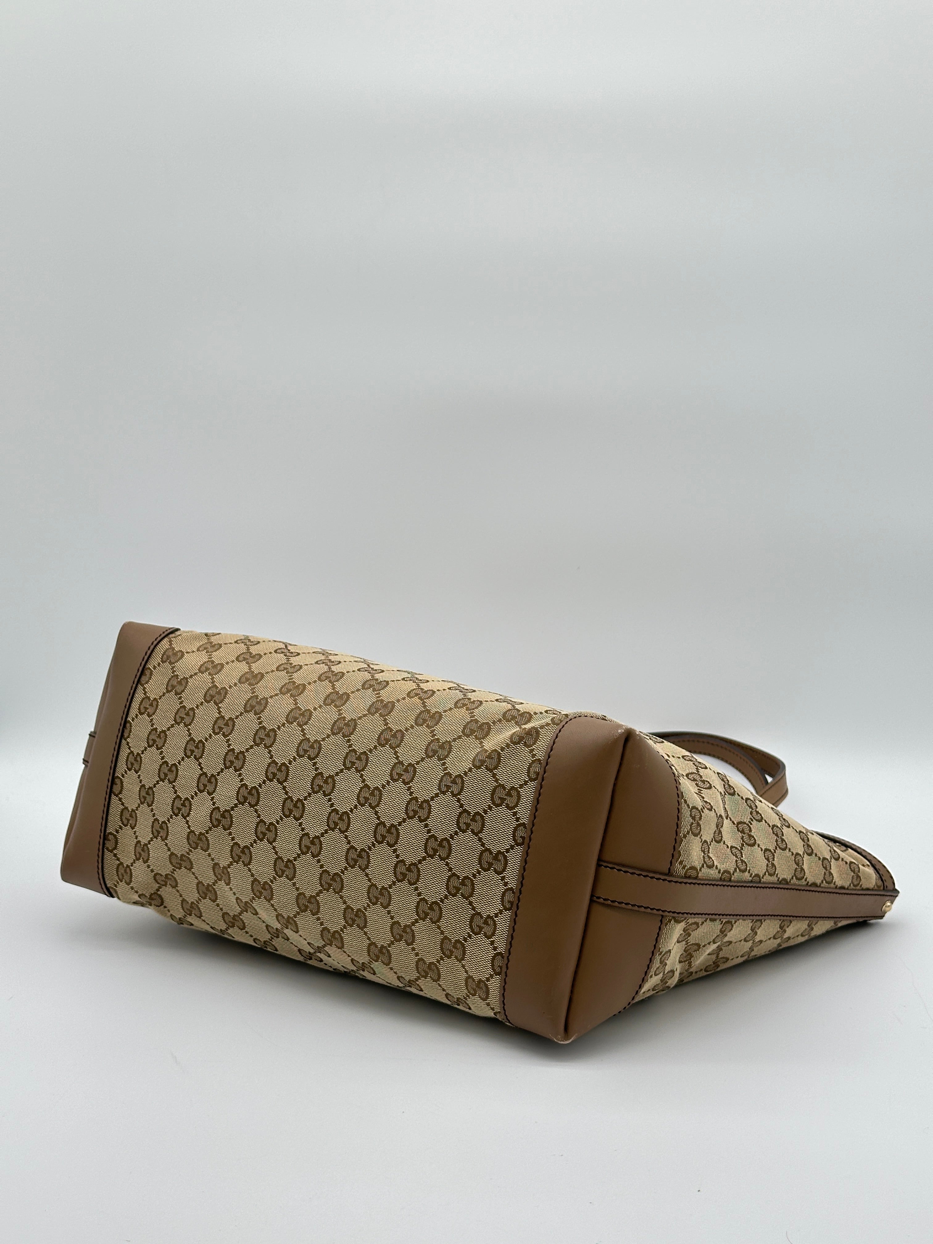 Gucci Craft Canvas Tote Bag