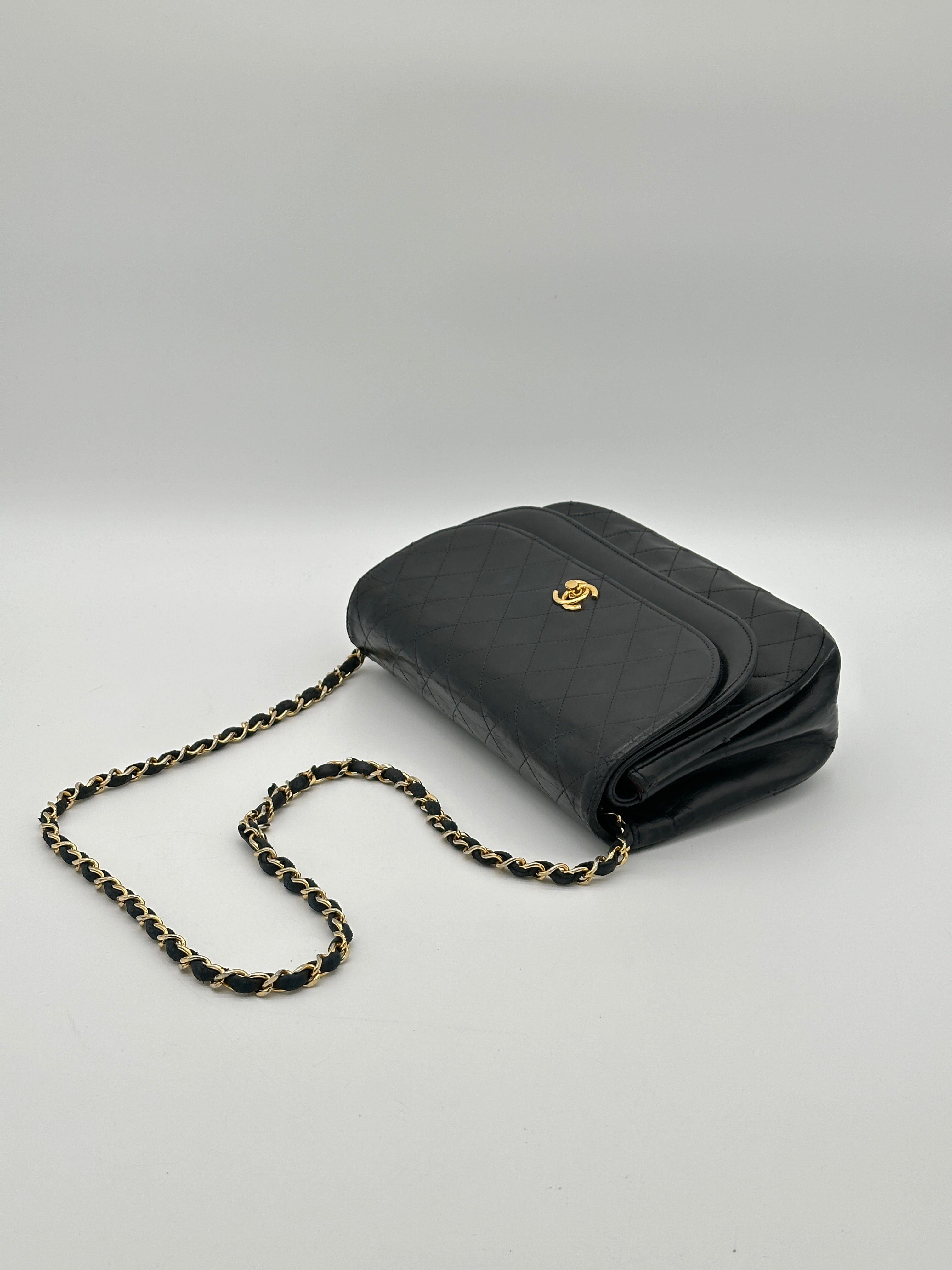 Chanel Half Moon Double Flap