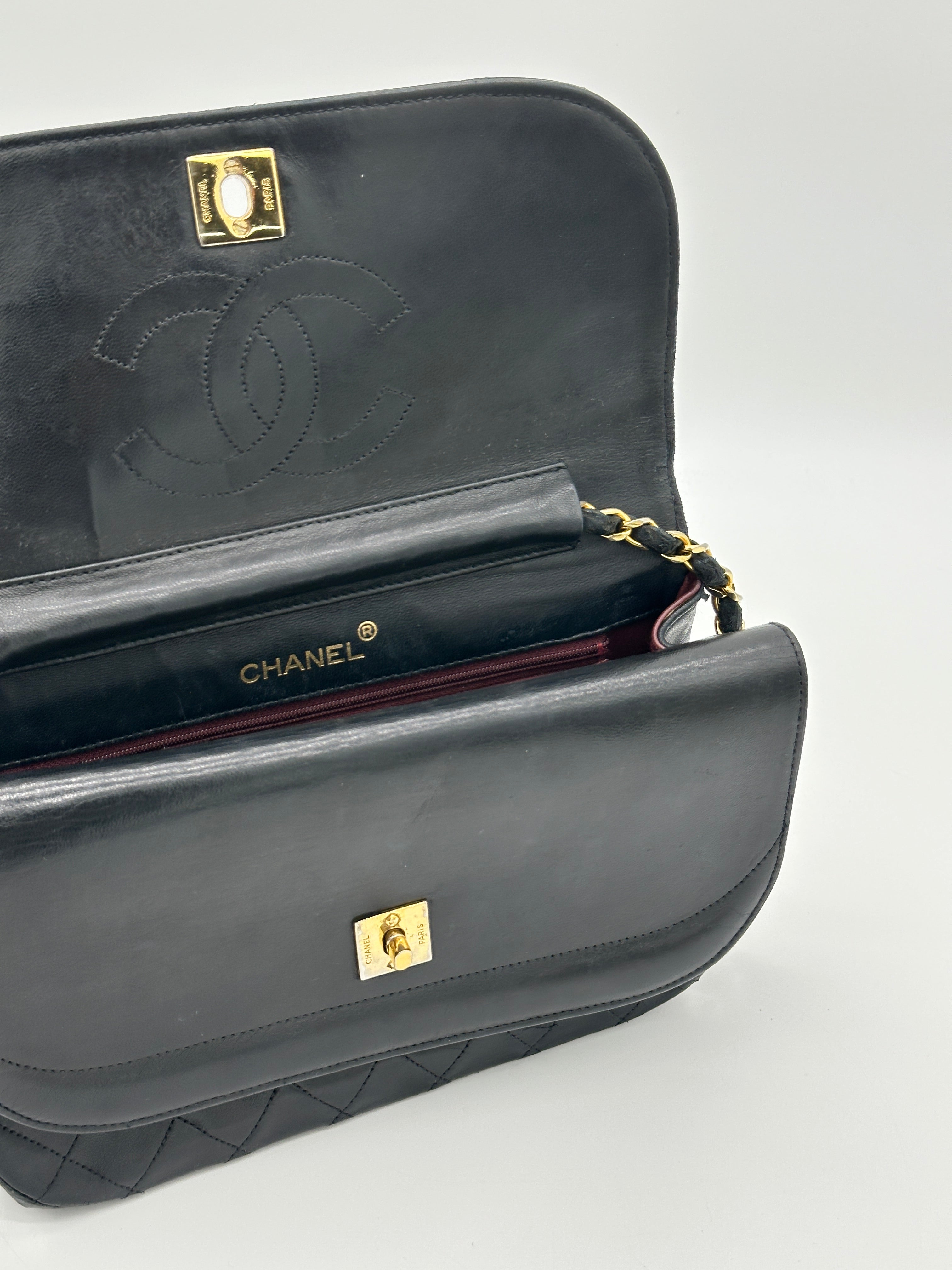 Chanel Half Moon Double Flap