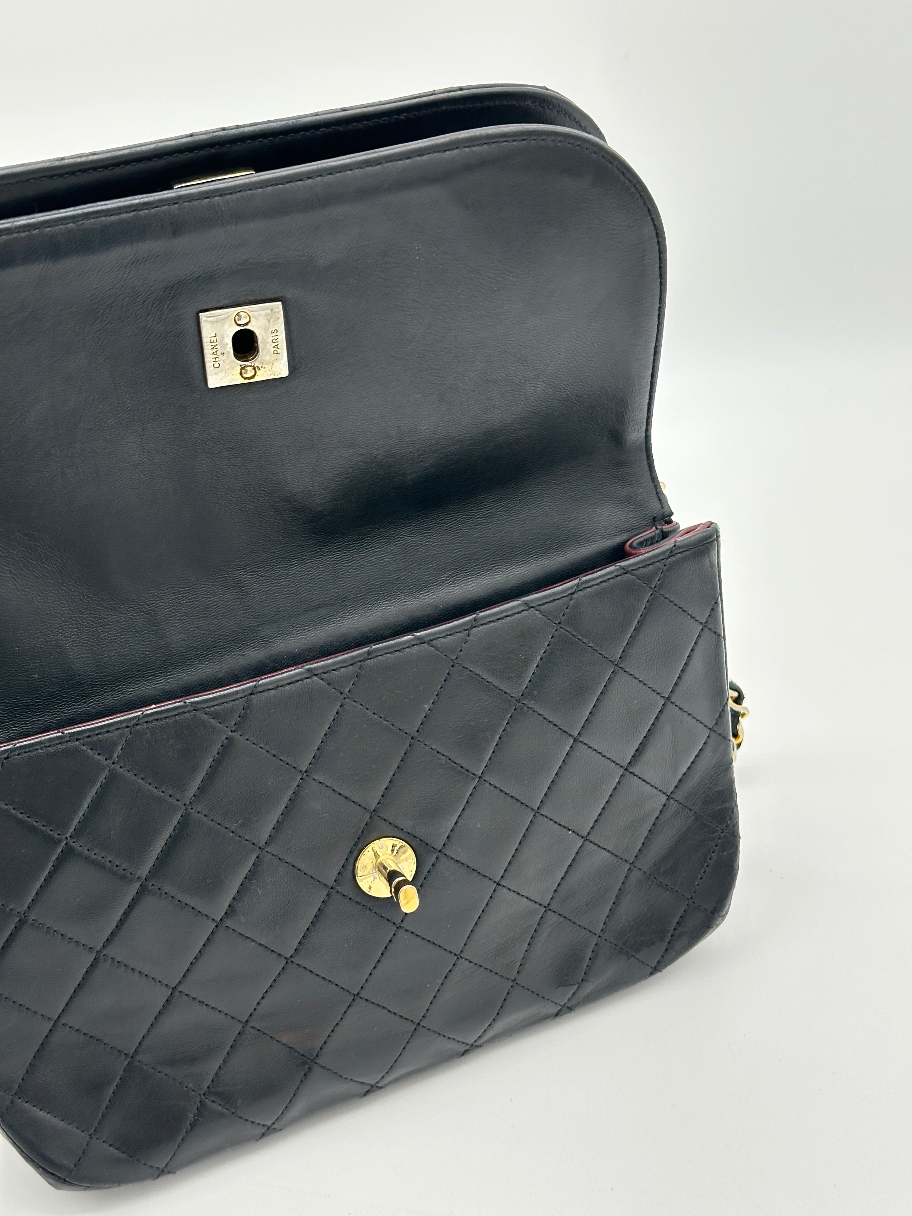 Chanel Half Moon Double Flap