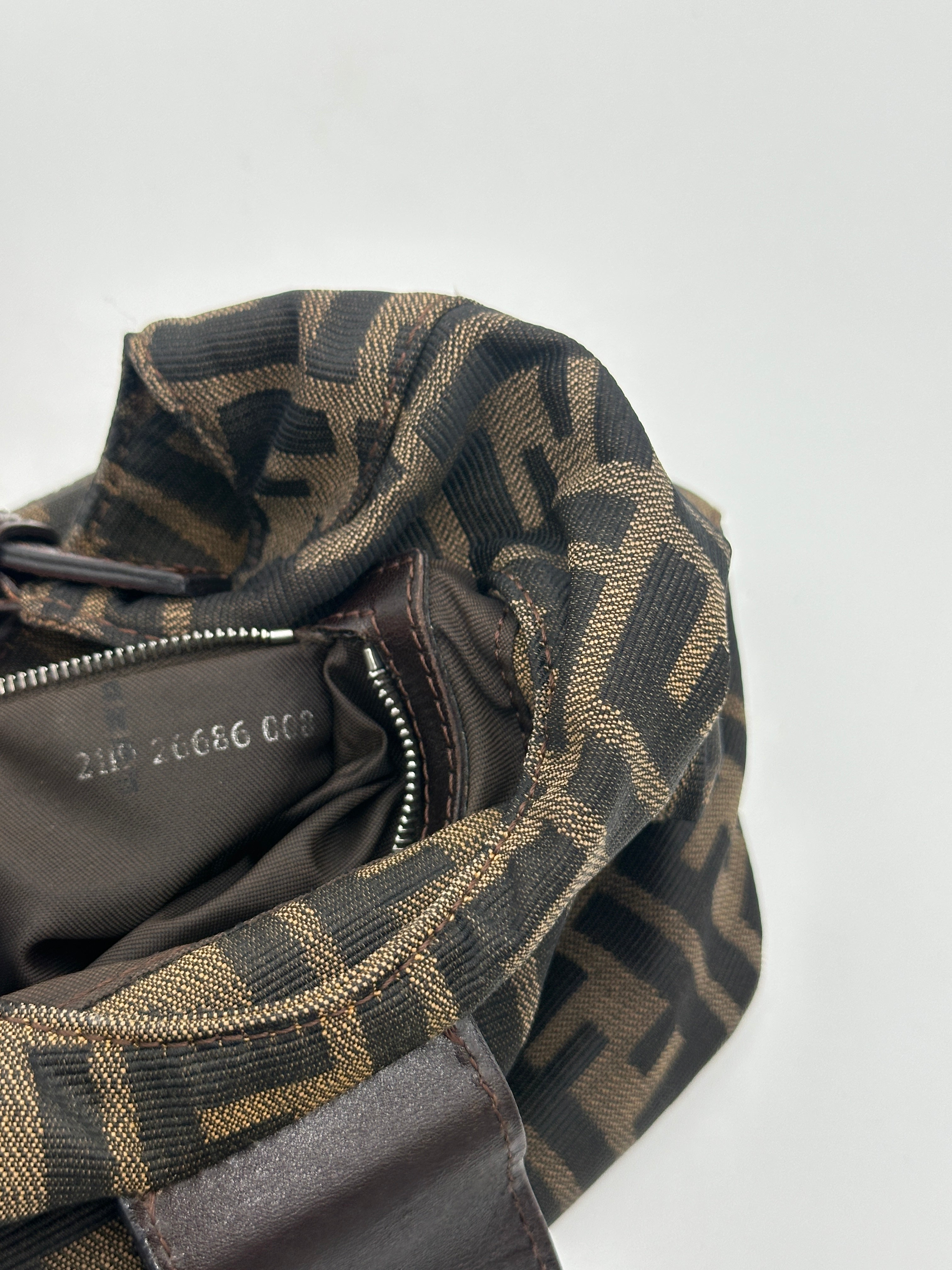 Fendi Zucca Mamma Hobo Baguette