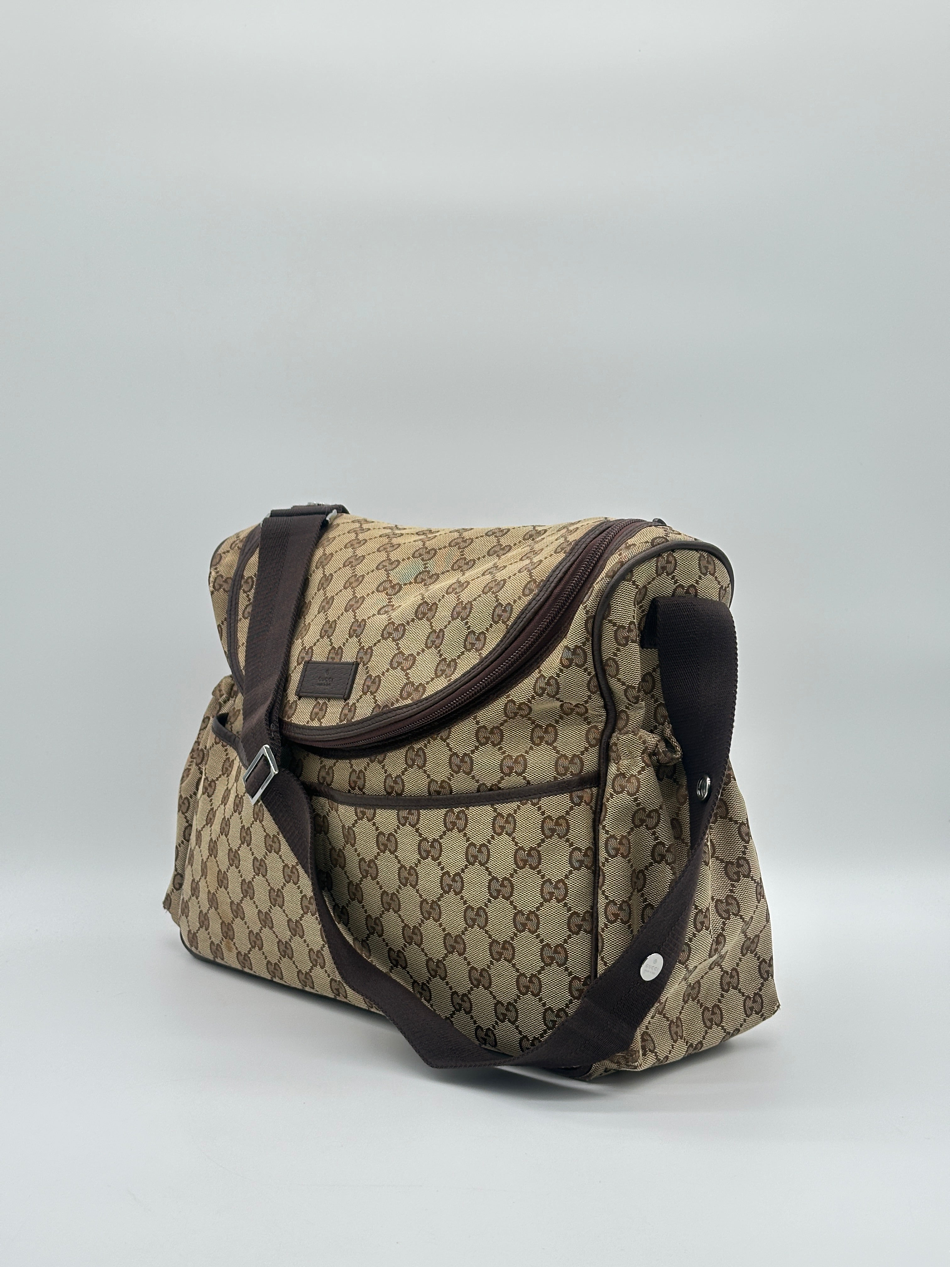 Gucci GG Canvas Diaper Bag