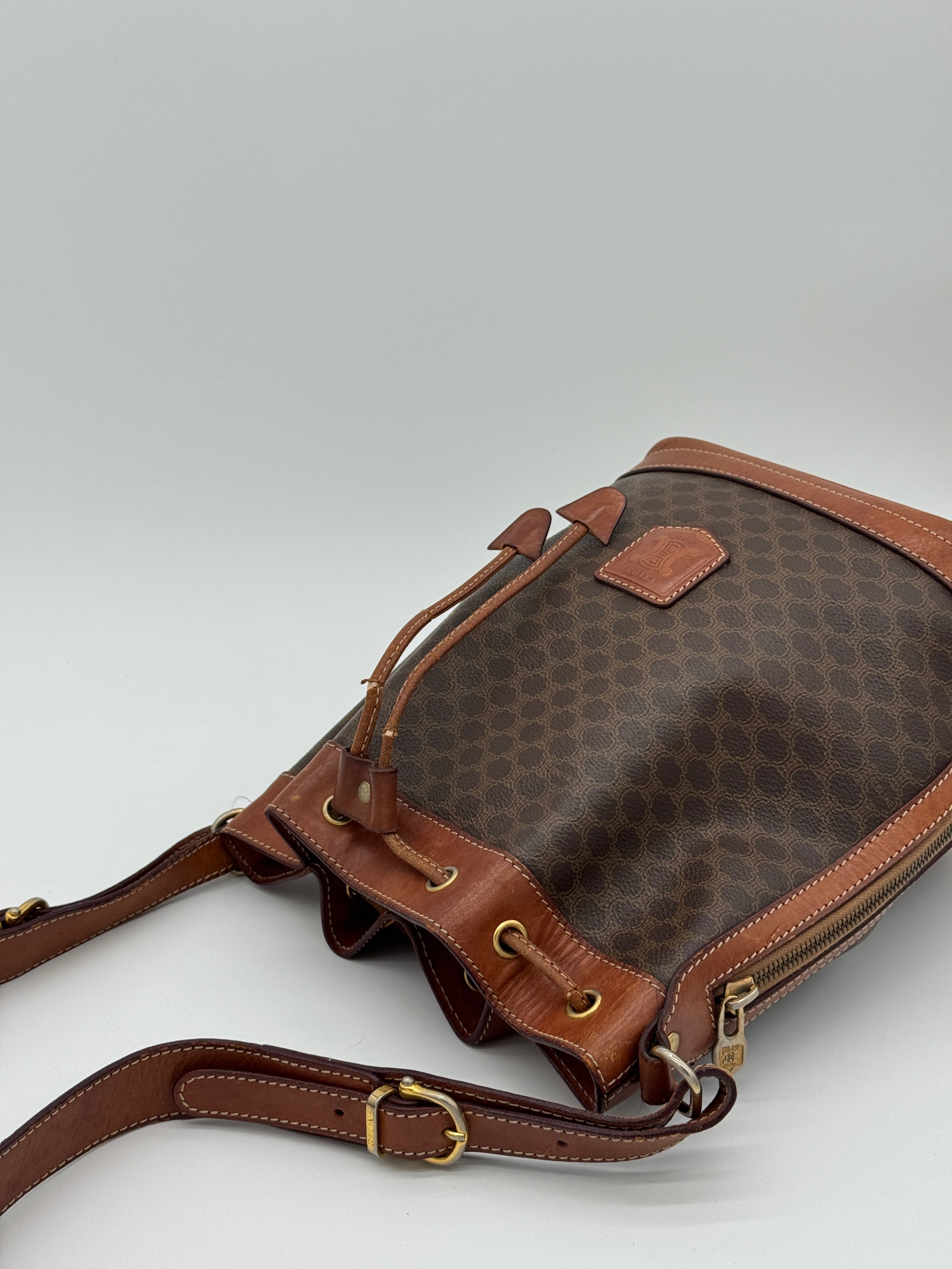Céline Macadam Bucket Bag