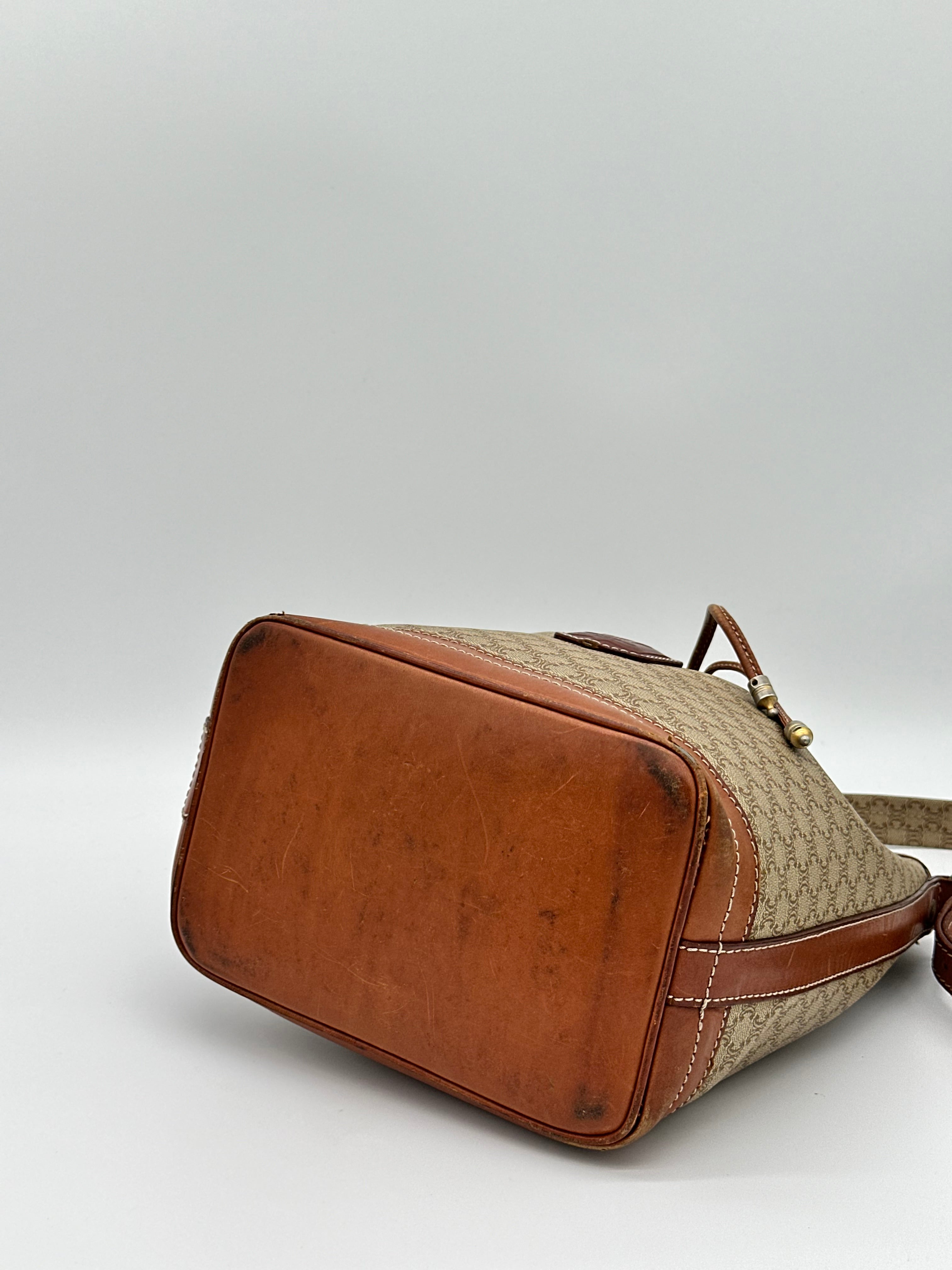 Céline Macadam Bucket Bag