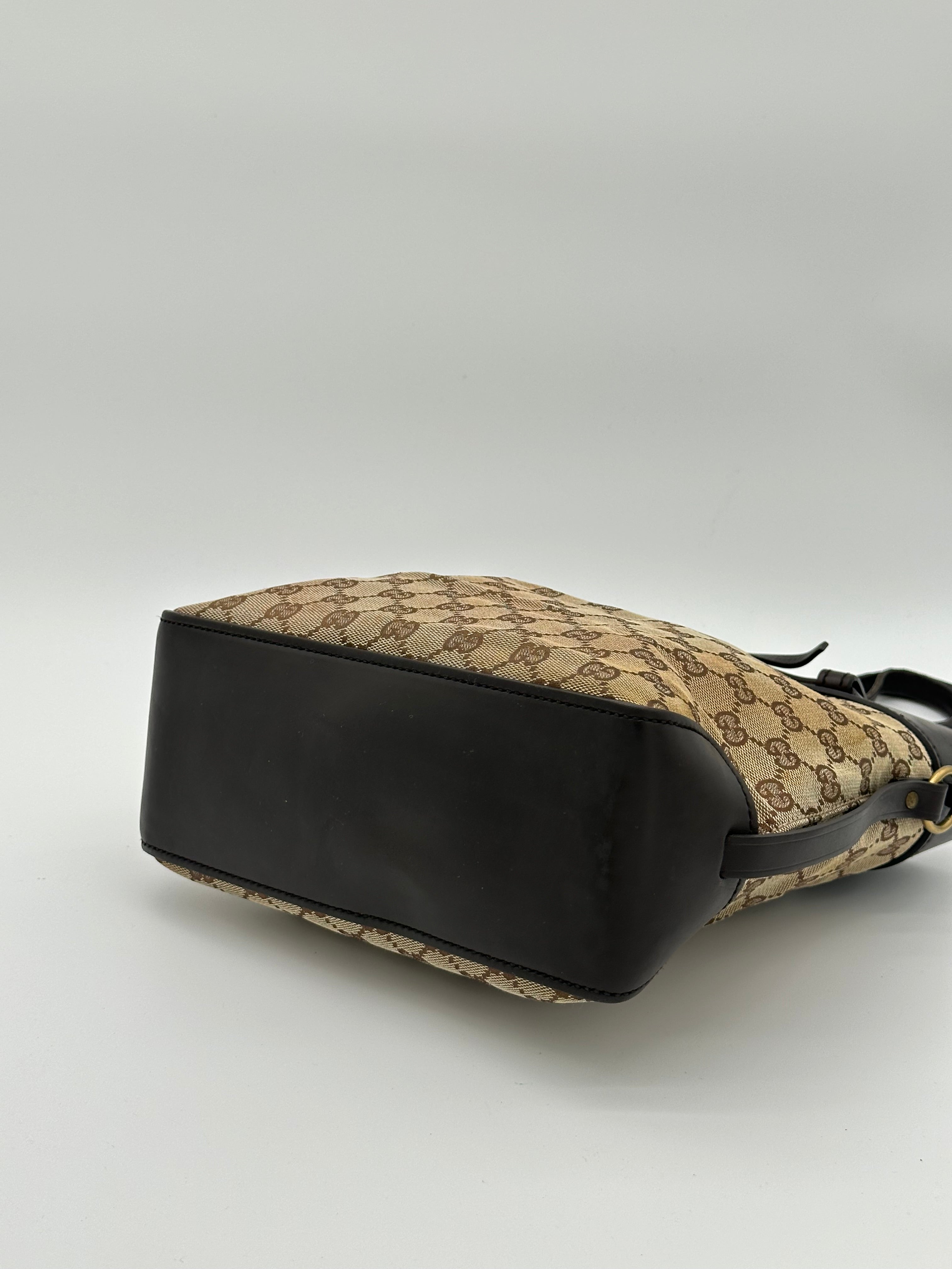 Gucci Canvas Belted Tote Bag