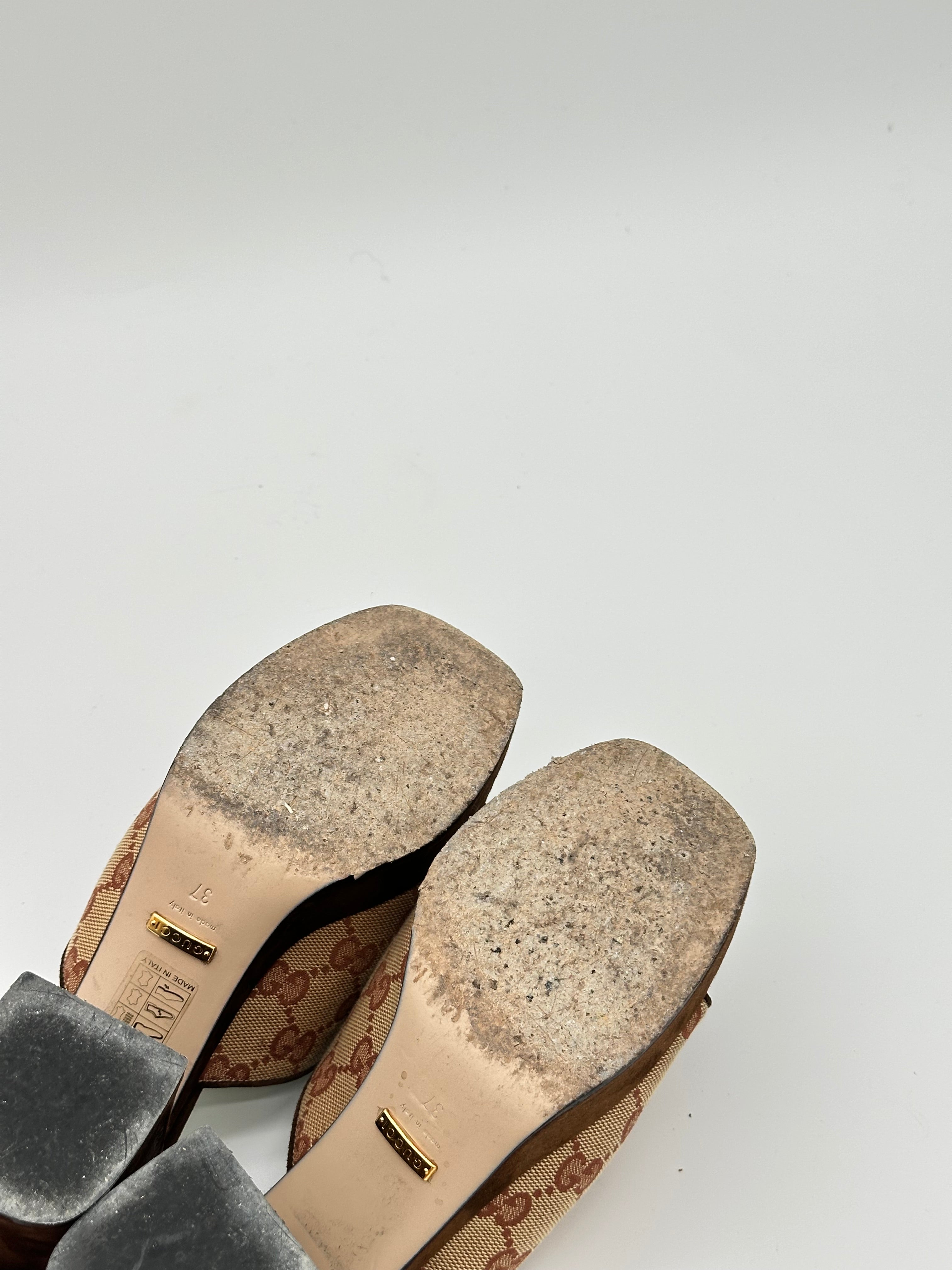Gucci Horsebit Platform Heels