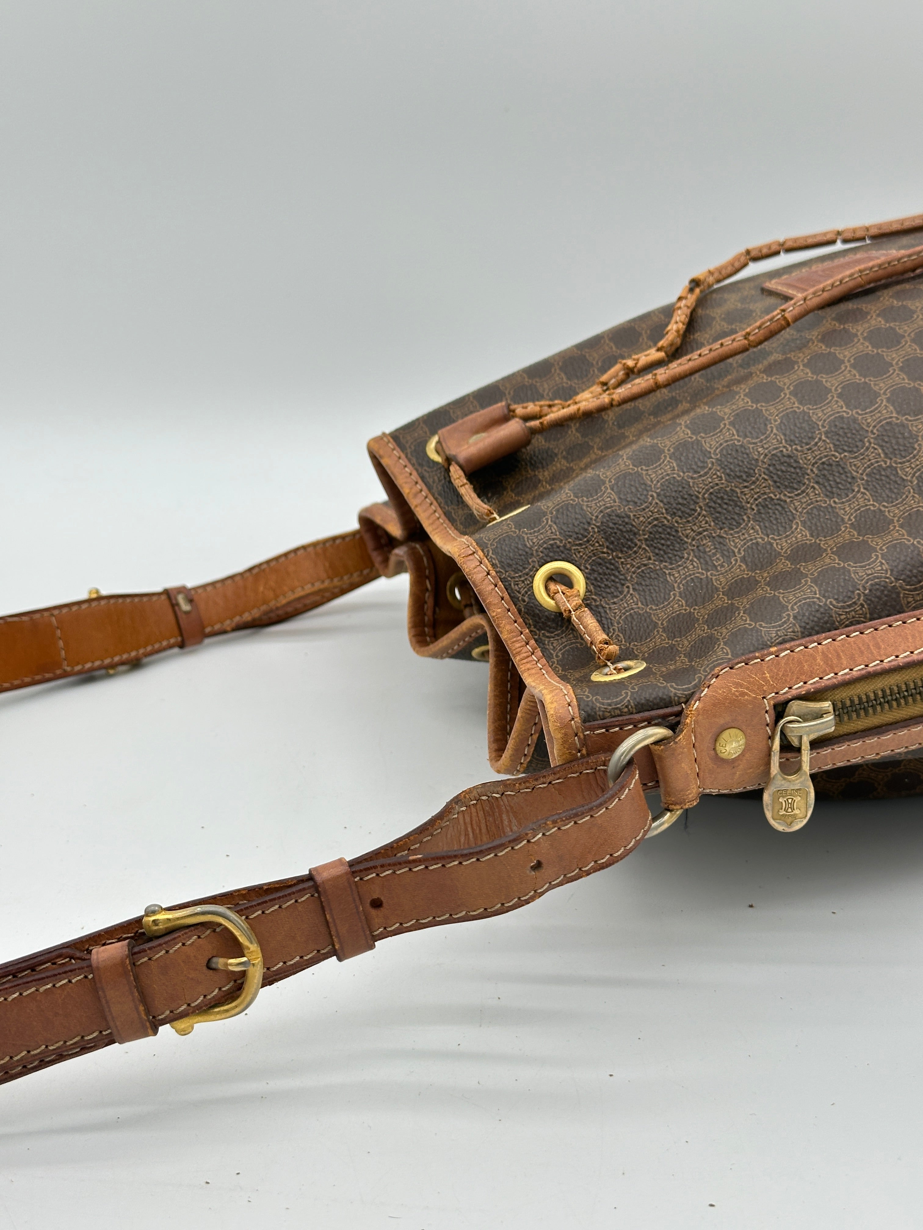 Céline Macadam Bucket Bag