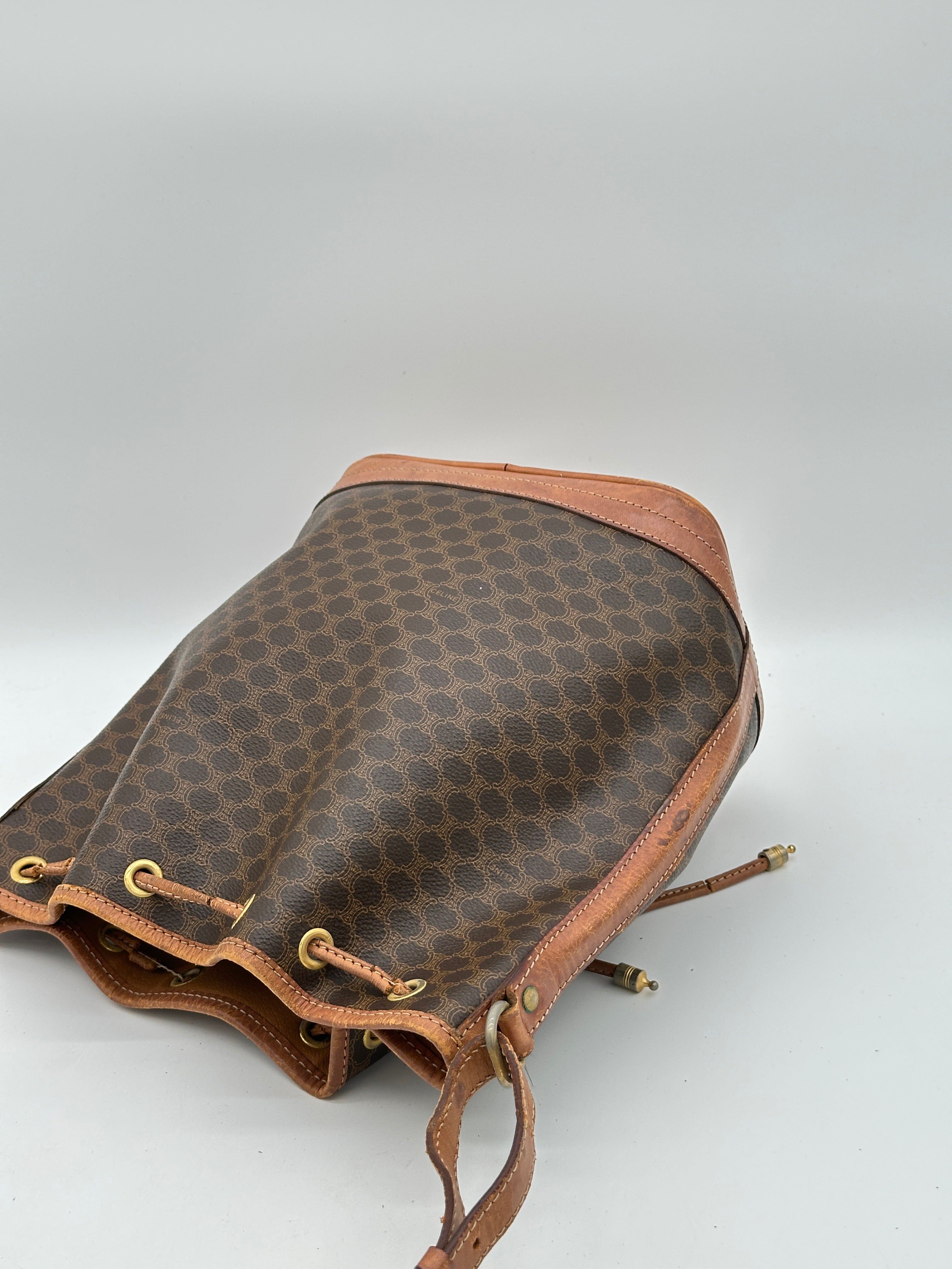Céline Macadam Bucket Bag