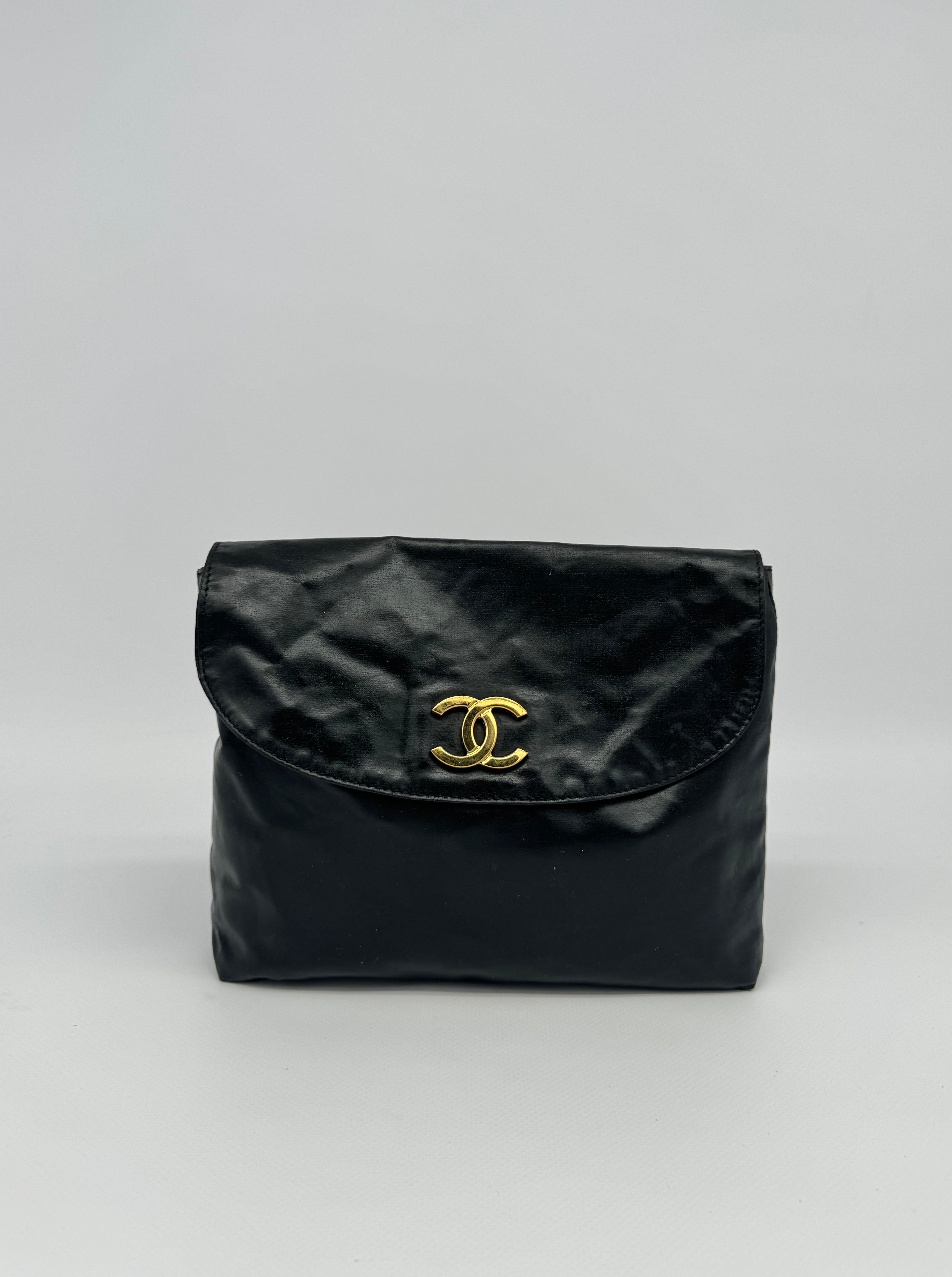 Chanel Patent Leather Pouch