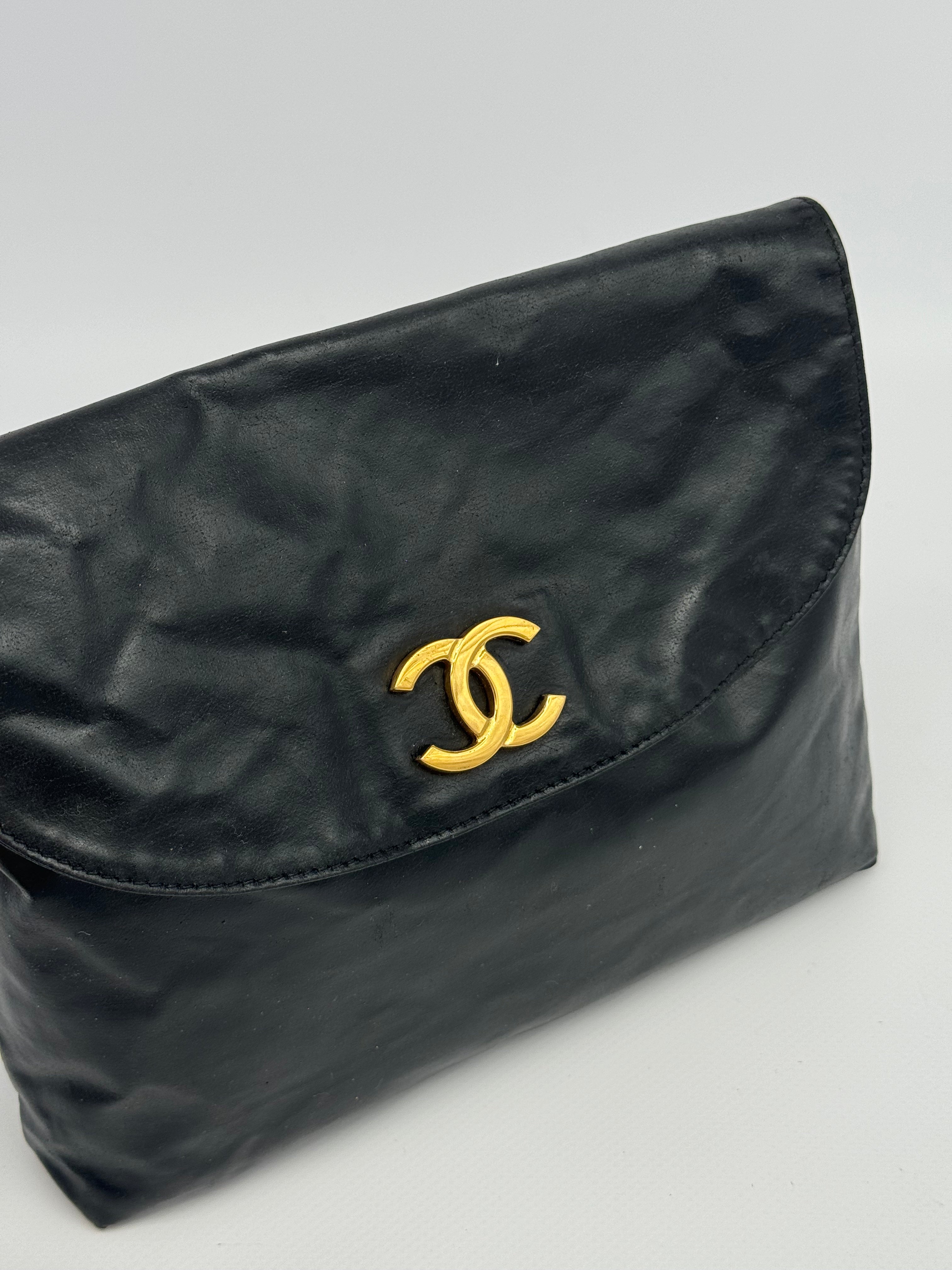 Chanel Patent Leather Pouch