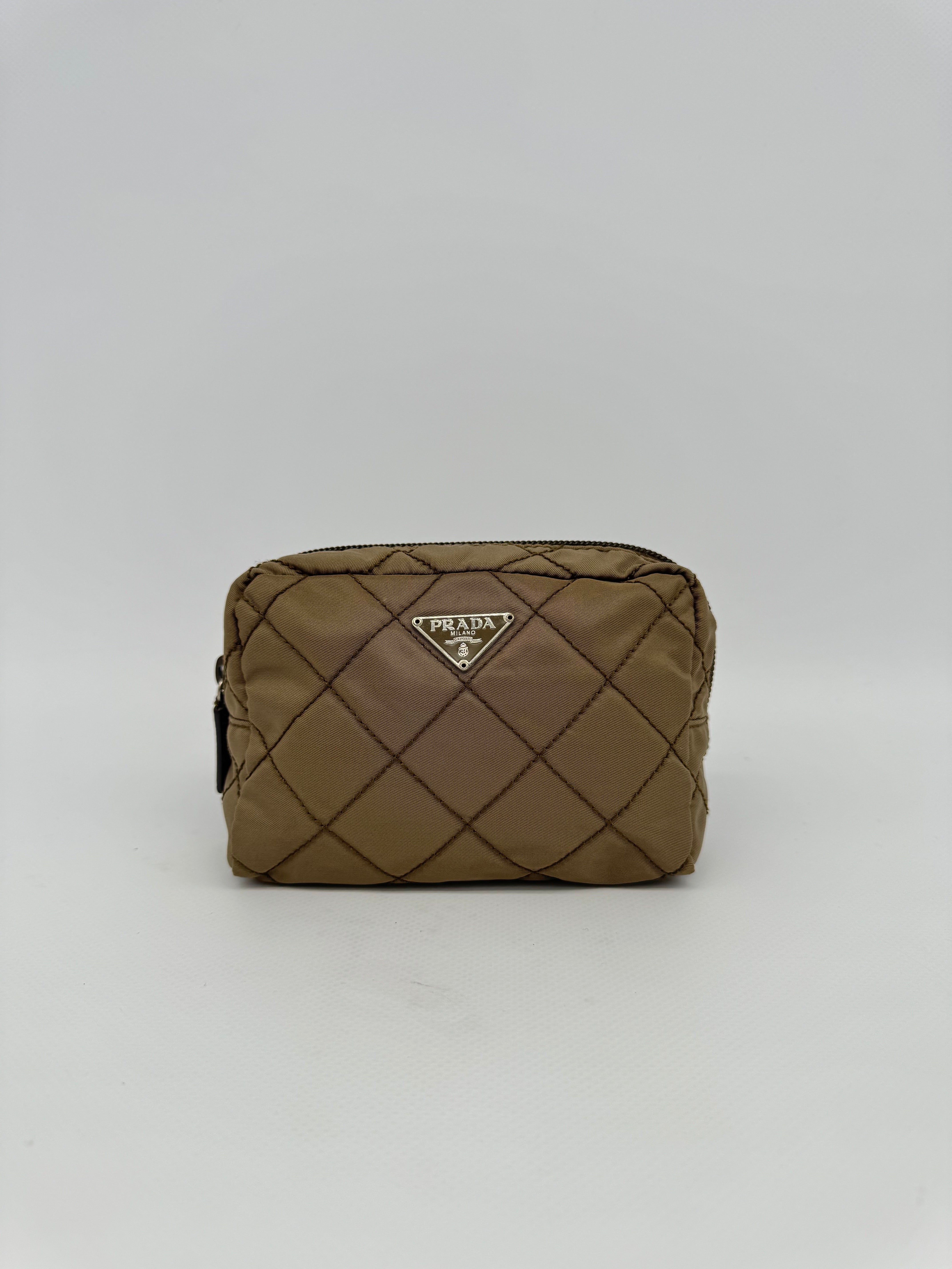 Prada Quilted Nylon Pouch