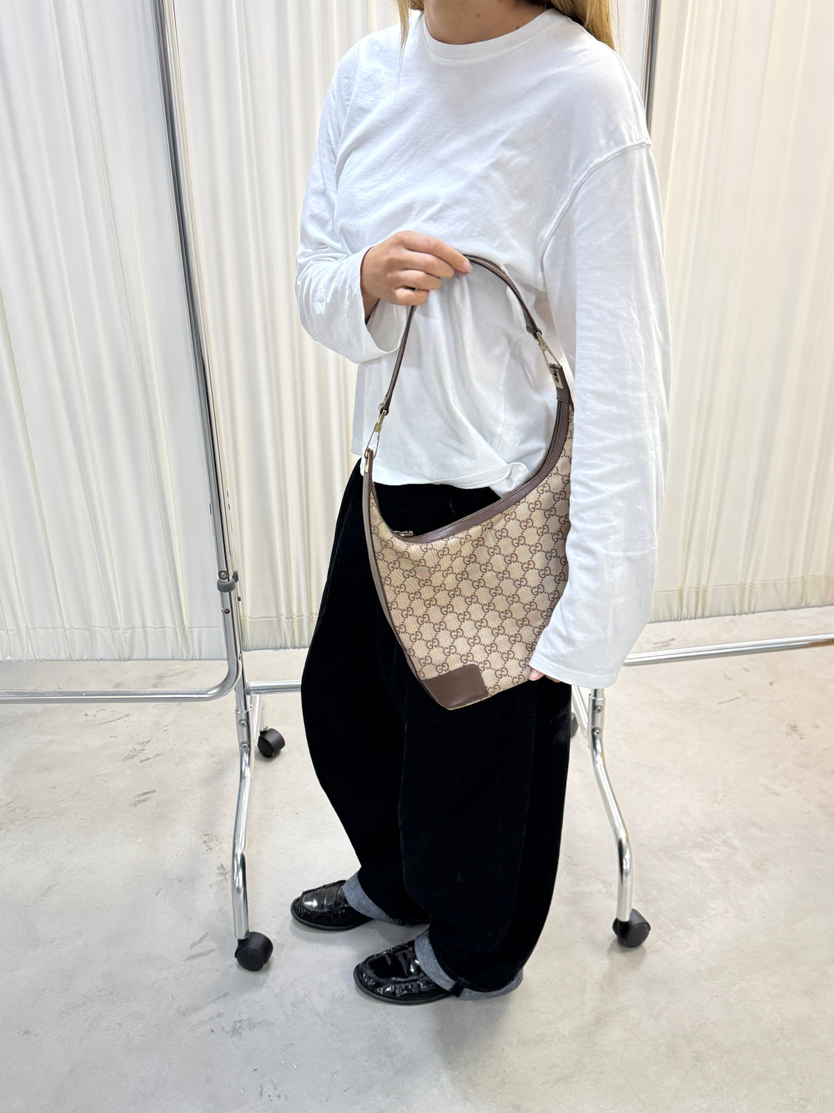 Gucci Canvas Hobo