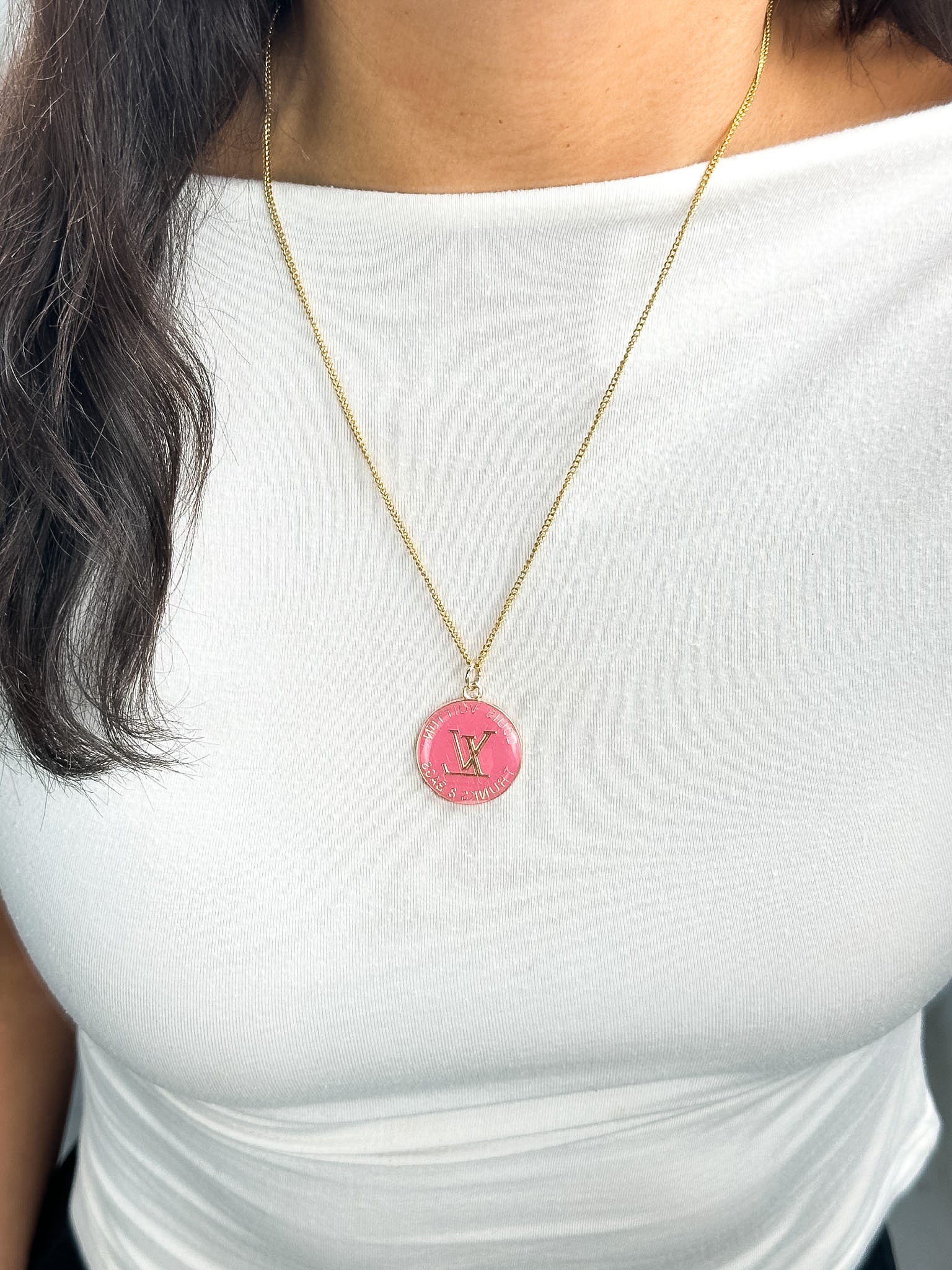 Louis Vuitton Coin Necklace