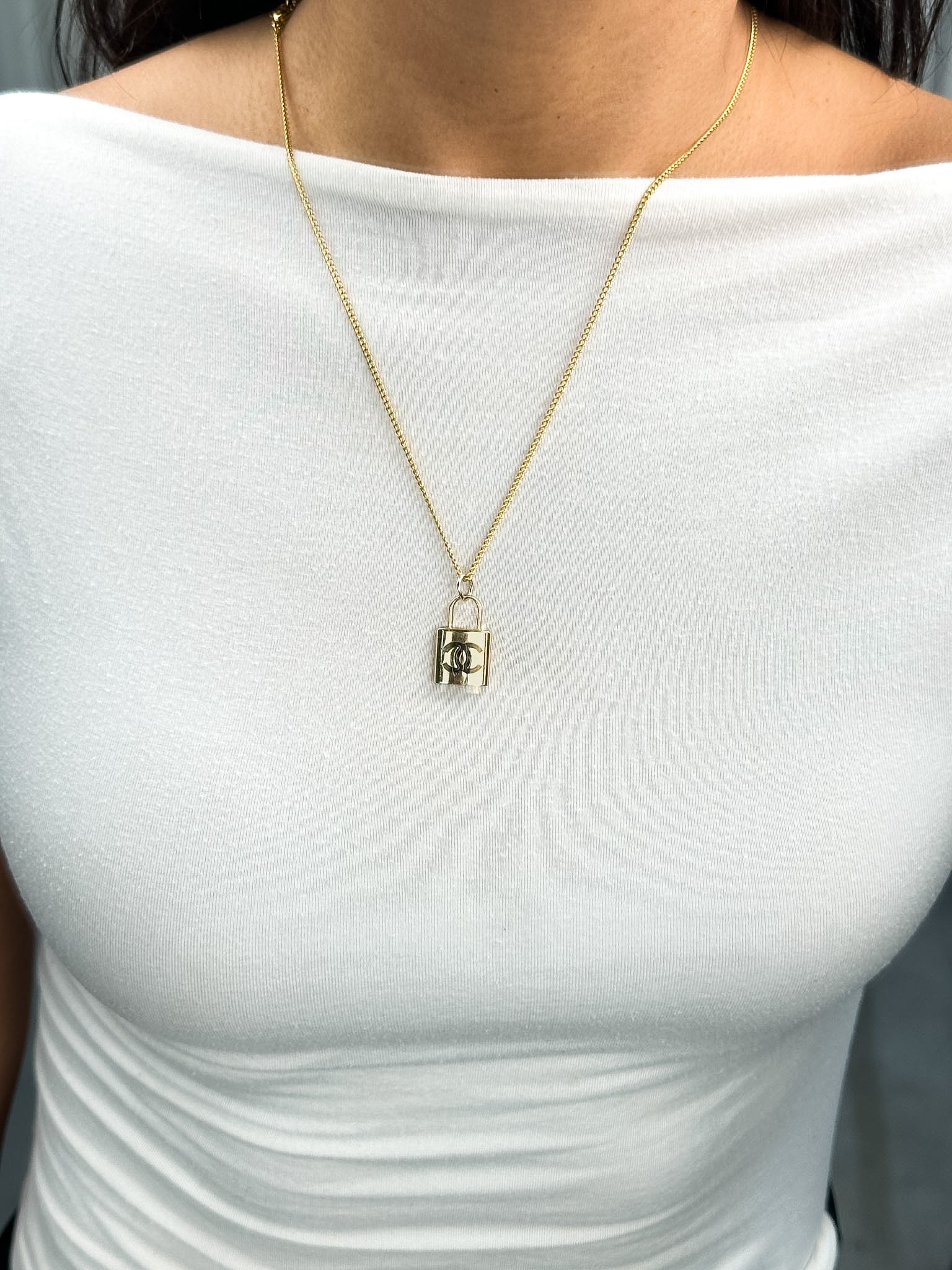 Chanel Lock Necklace