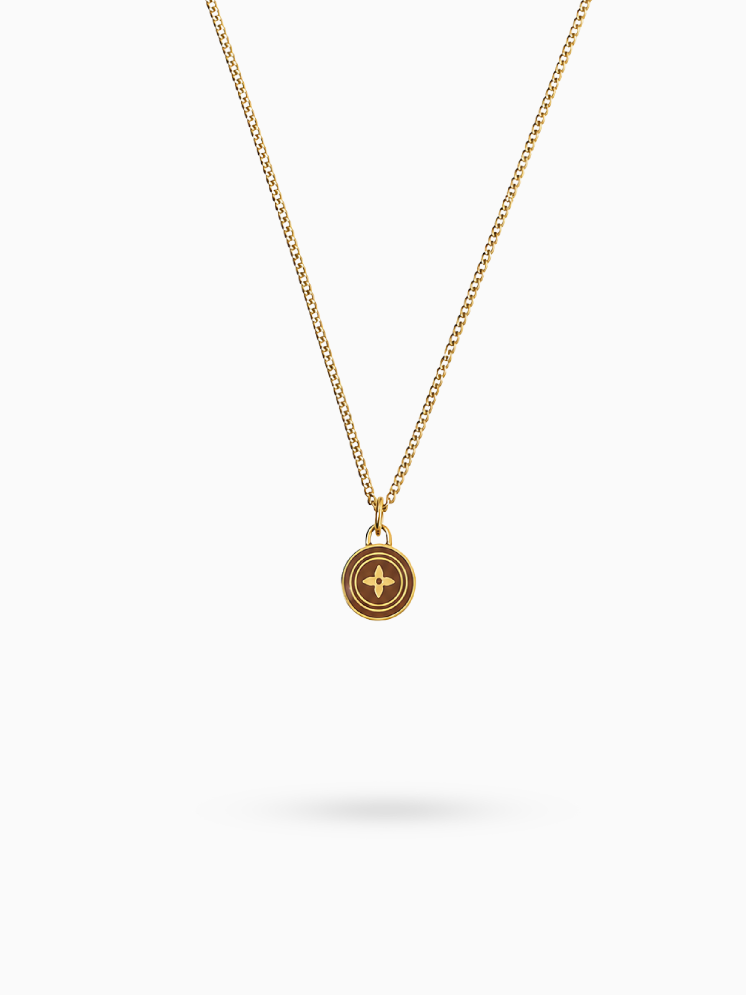 Louis Vuitton Brown Star Necklace