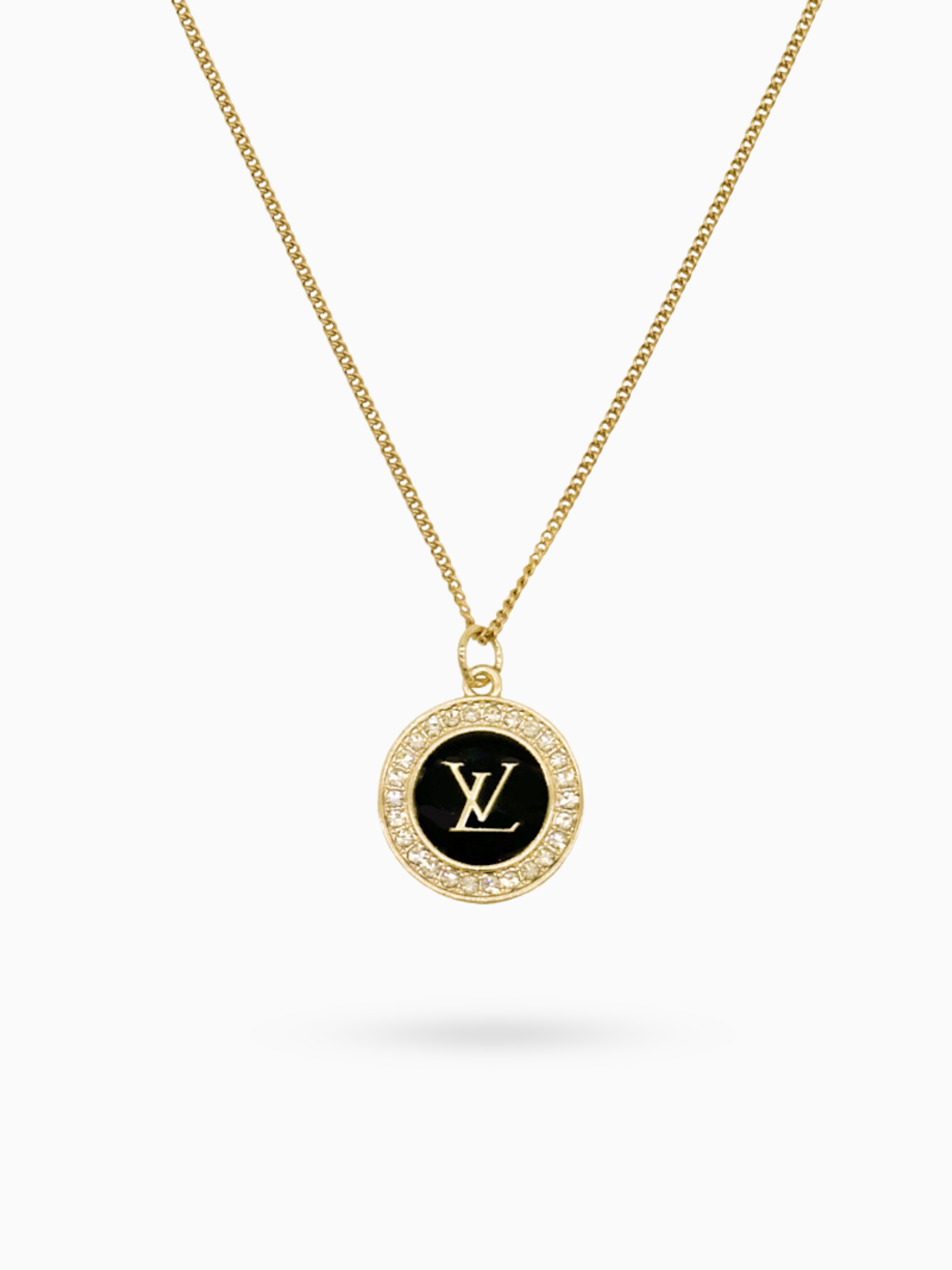 Louis Vuitton Coin Strass Necklace